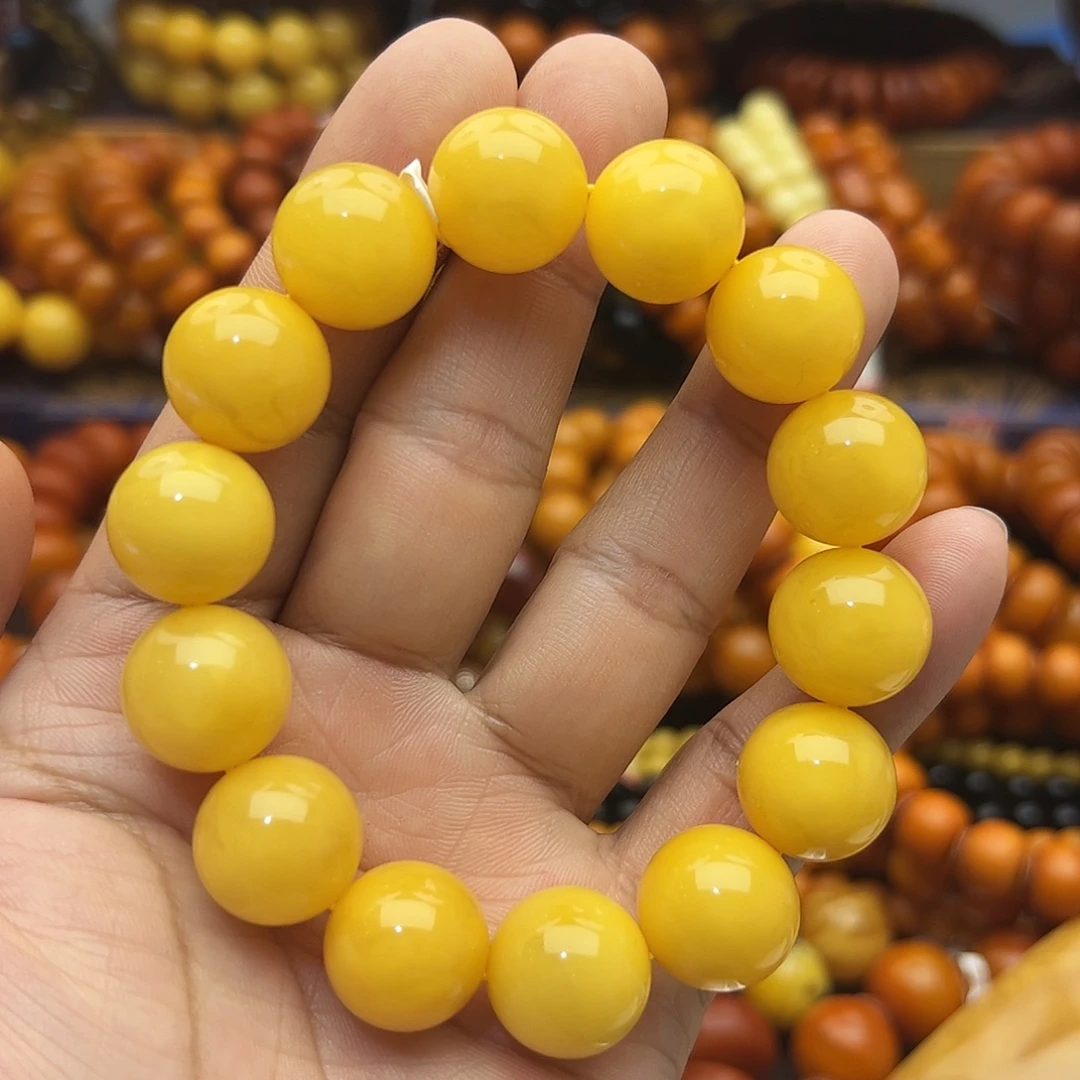 琥珀未镶嵌手链99