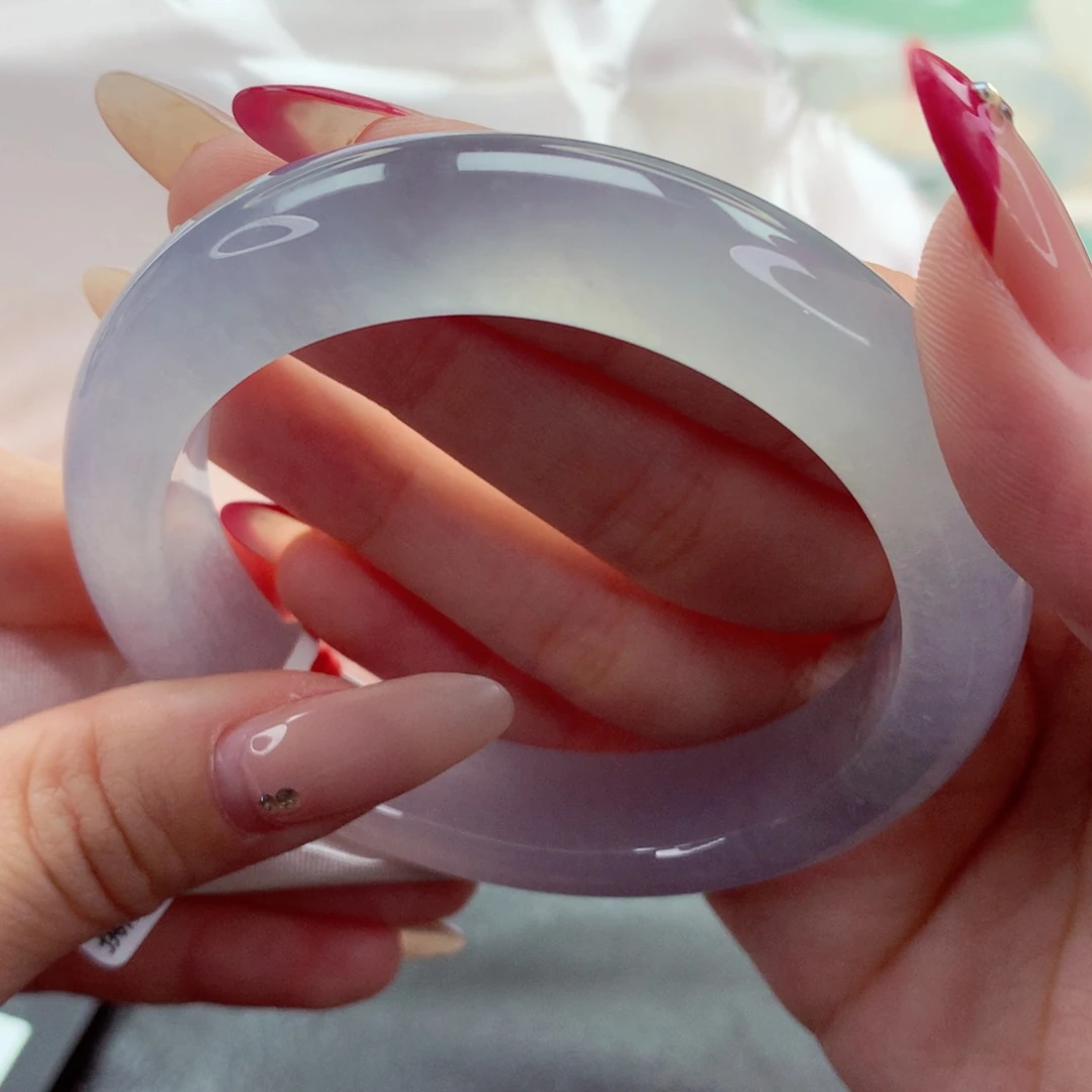 未镶嵌手镯翡翠9923烟花易冷 完美无纹裂