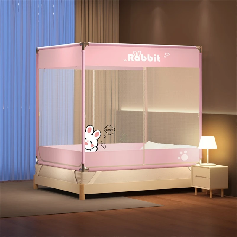 防蚊神器全封闭拉链蚊帐加密网纱防摔全底A类床帐卧室宿舍家用全U