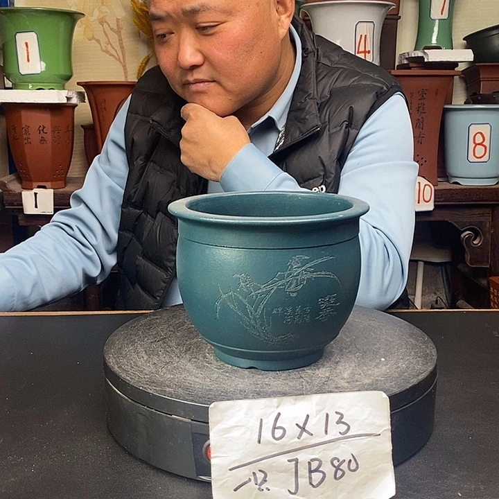 花盆紫砂货号一只JB80