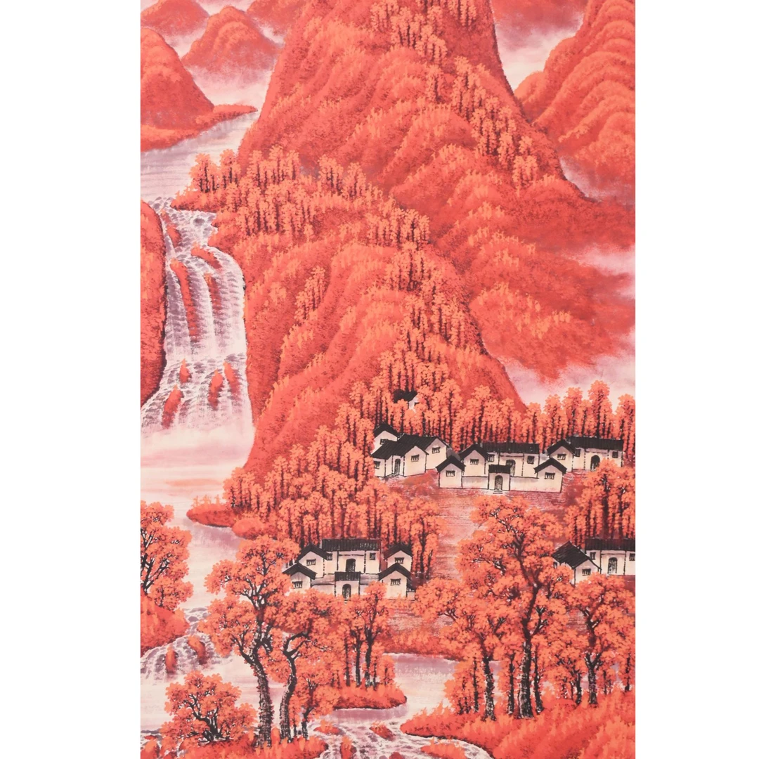 HM9248 红山 137×67 纸本立轴 8.2平尺