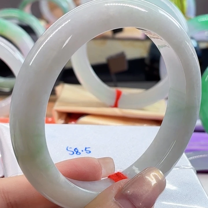 翡翠未镶嵌手镯58.5圈口（7#