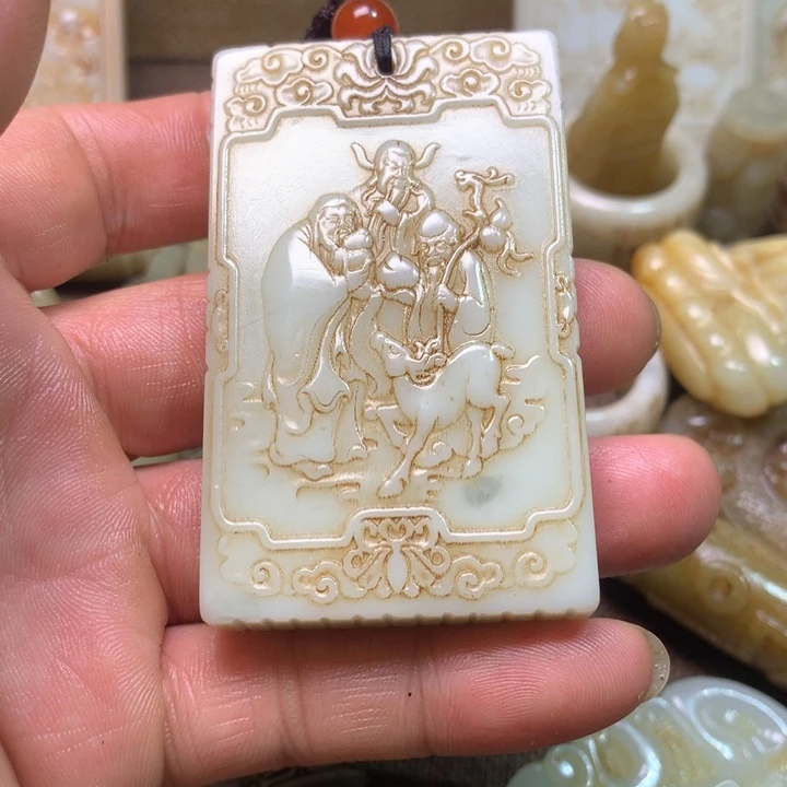 和田玉挂件未镶嵌莎*