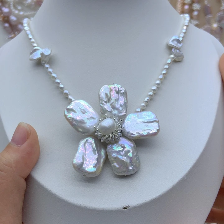 淡水珍珠未镶嵌颈饰