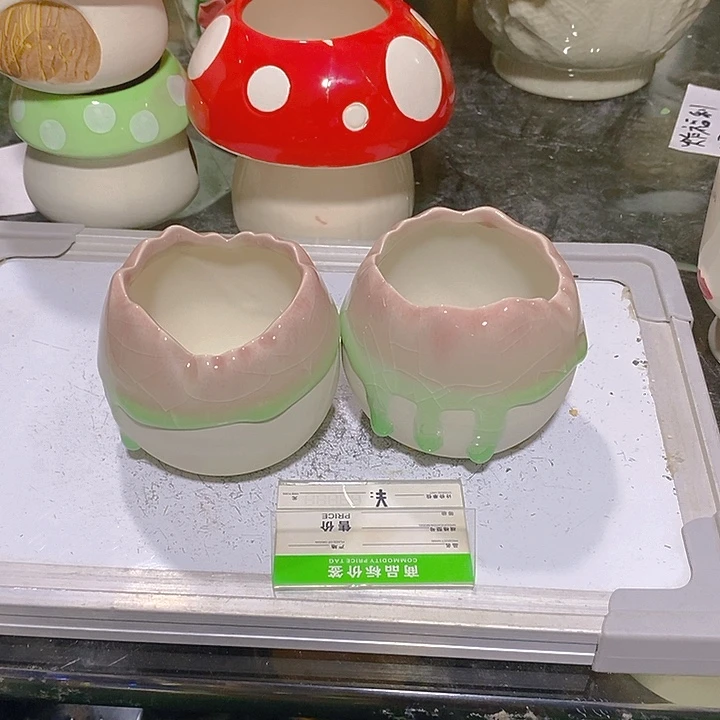 摆件多肉瑕疵盆有孔