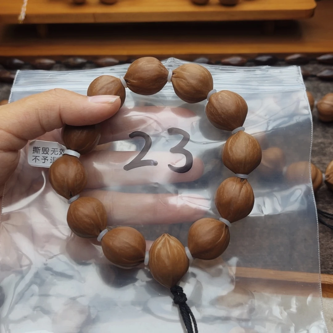 手串/手链橄榄核23号，1.8×2.2三花梅林铁核