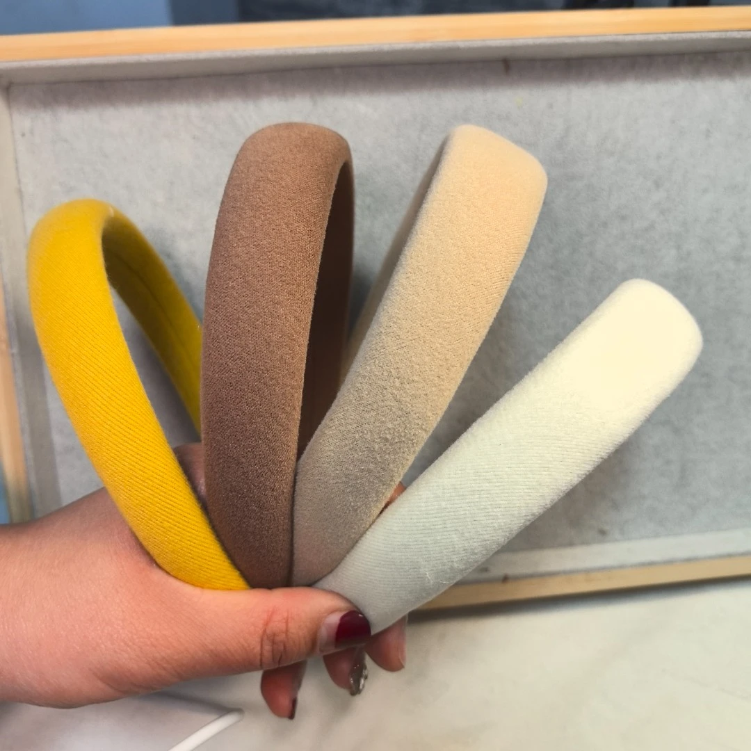 海绵高颅顶发箍女洗脸头箍复古法式宽边奶咖色发捆压发卡头饰秋冬