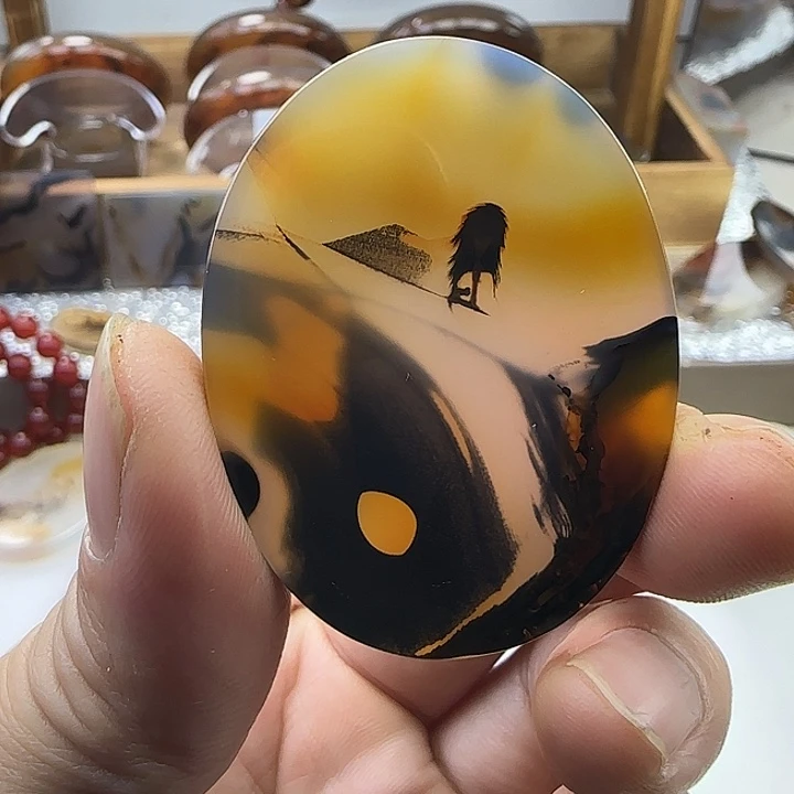 玛瑙/玉髓未镶嵌颈饰