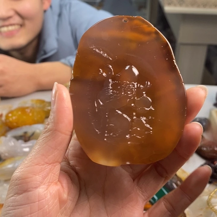 玛瑙/玉髓吊坠(不含链)未镶嵌