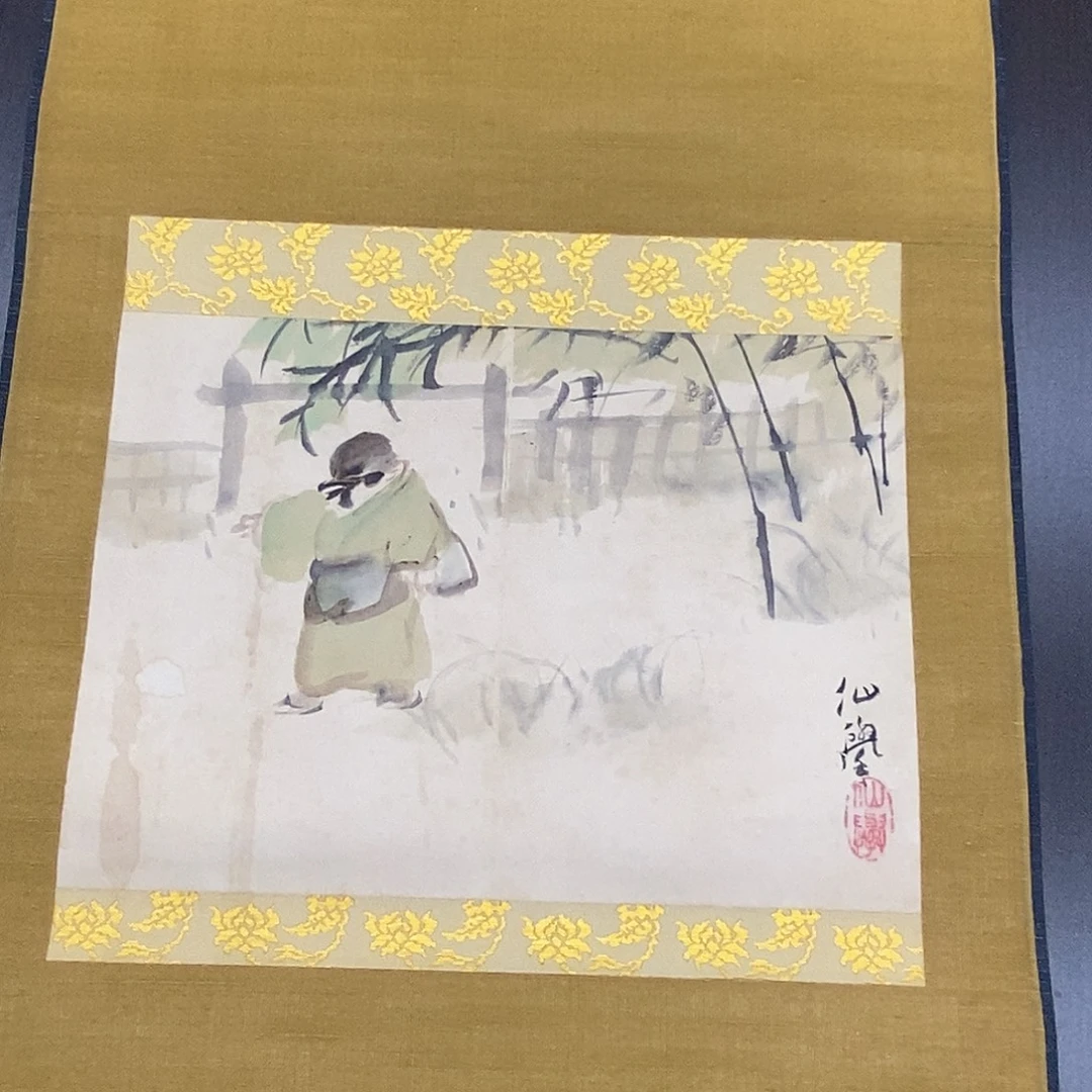 空***句横款装饰画人物画
