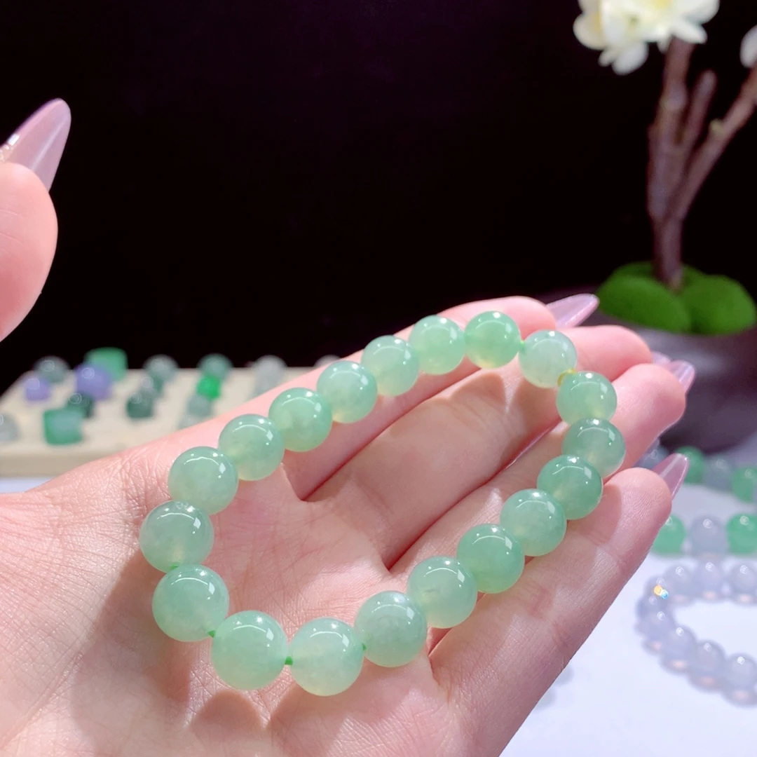 翡翠未镶嵌手串天然翡翠