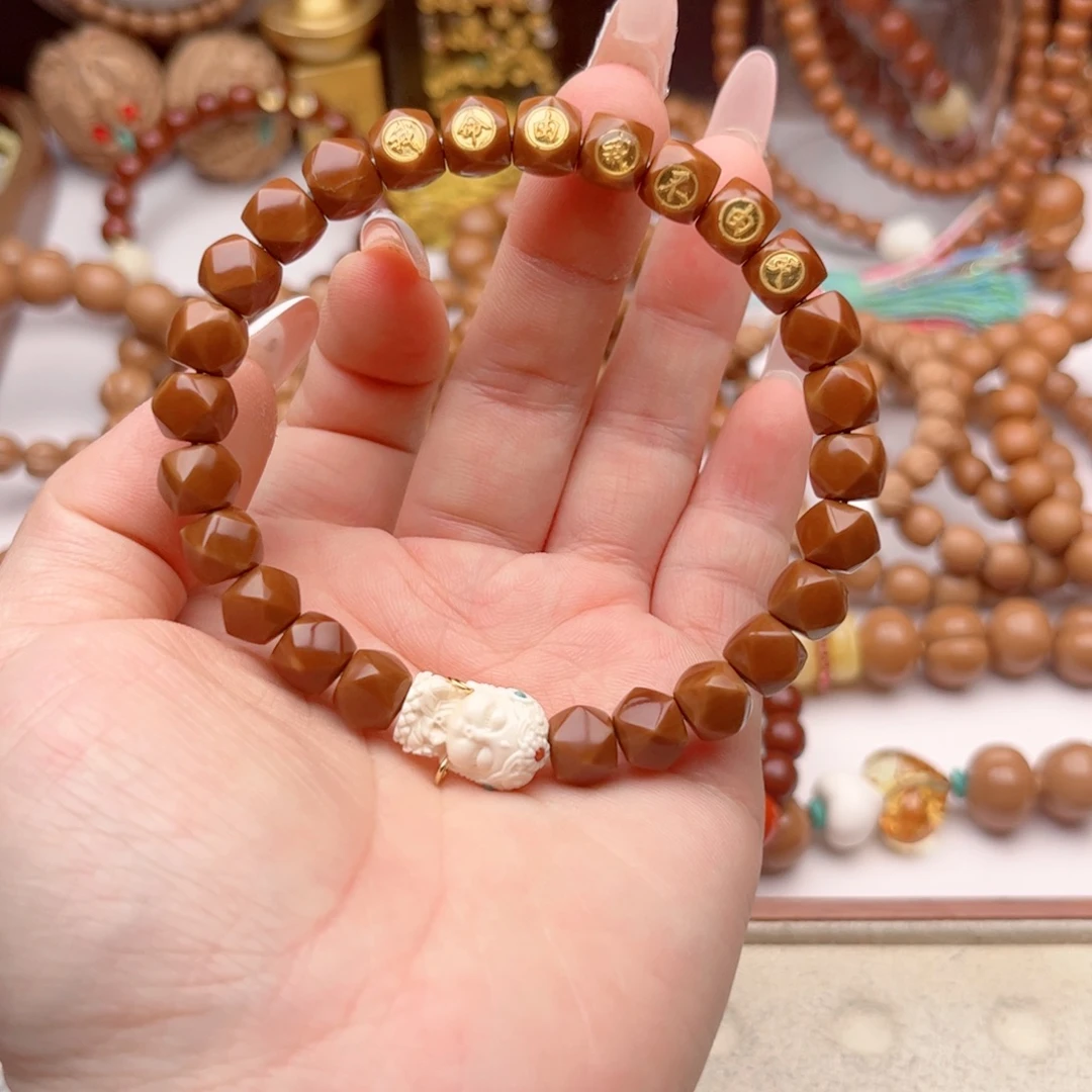 ʚ***羽猴头核桃手串唐八棱