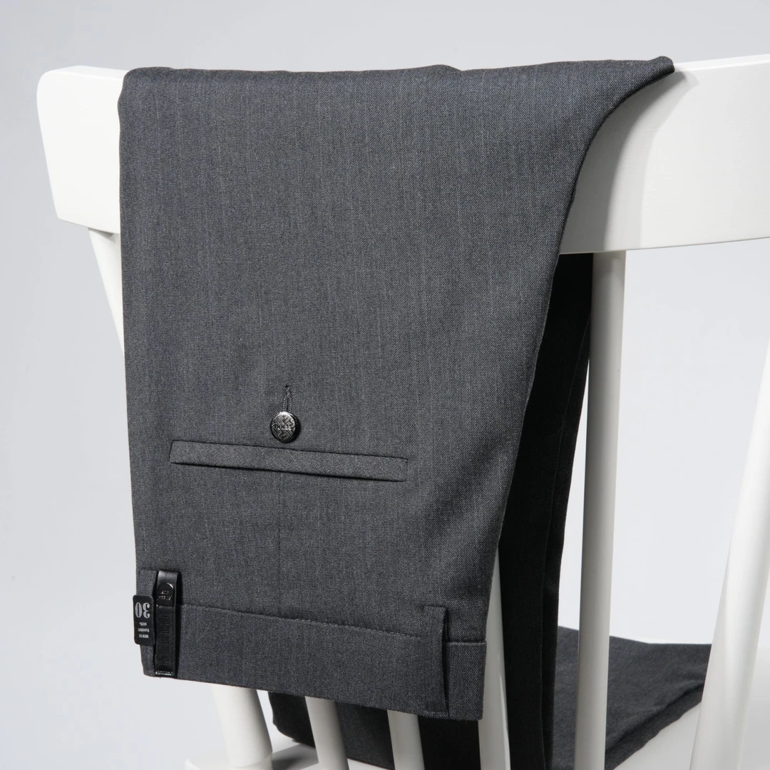 D-1034夏薄款灰色西裤纯色凉爽丝滑亲肤百搭男士休闲裤轻奢直筒