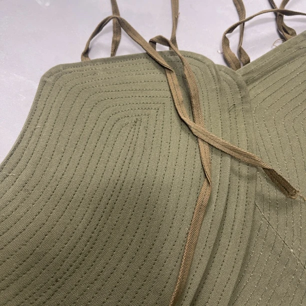 复古纯手工棉圆垫肩3件装