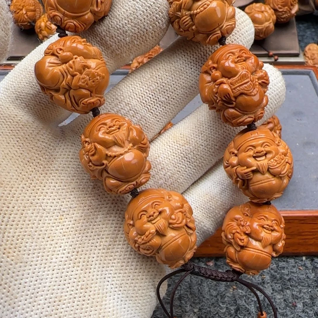 吊坠橄榄核财神呀呀