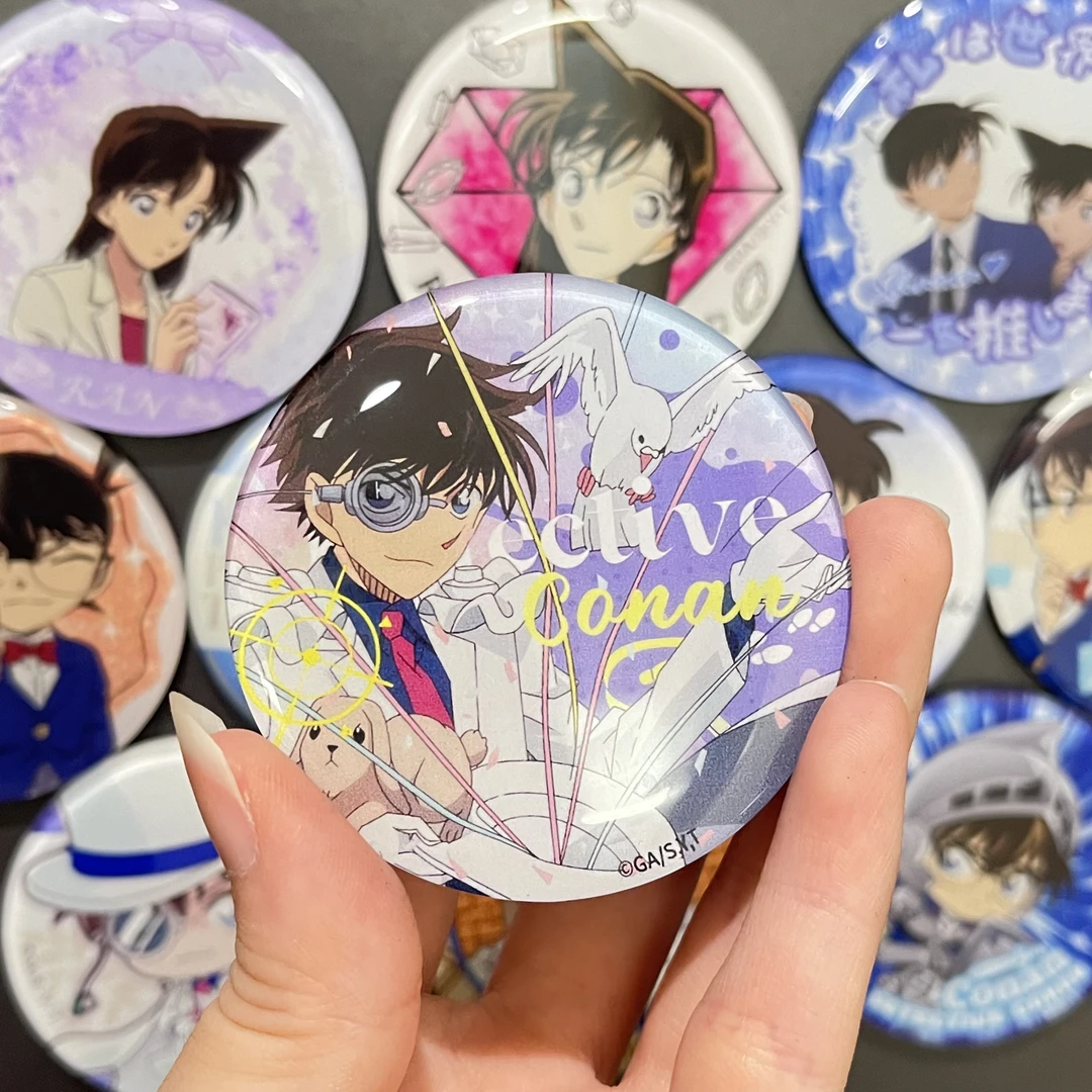 【直播拆】水晶滴胶柯南吧唧亚克力冰箱贴