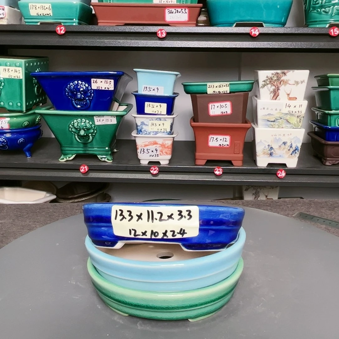 红陶紫砂花盆里面