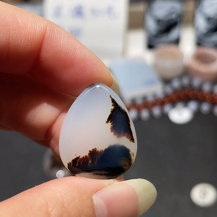 玛瑙/玉髓未镶嵌吊坠(不含链)