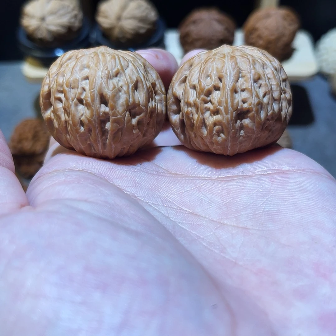 文玩核桃把件36.8全品精配头水货铁锤妹妹