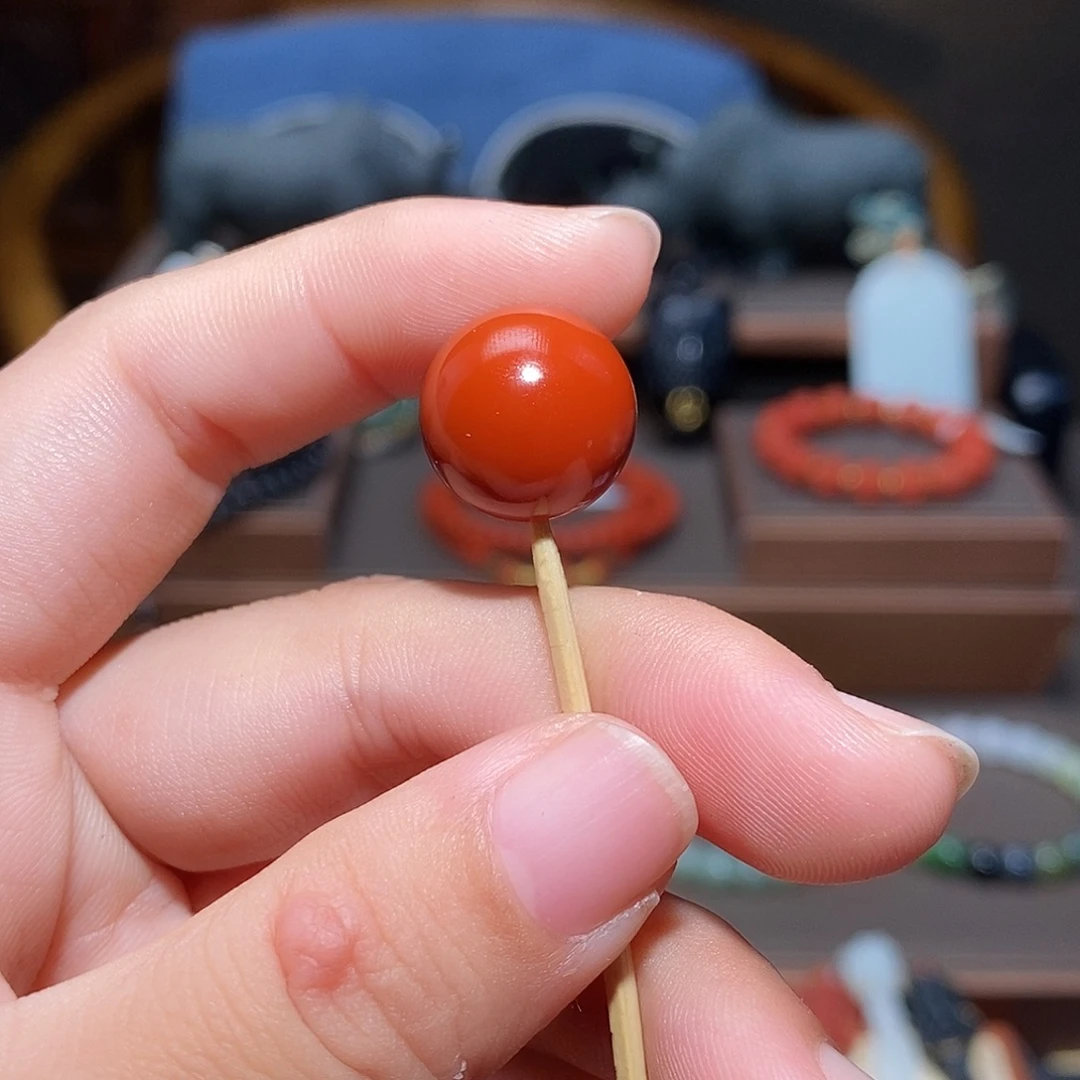 南红玛瑙未镶嵌手链