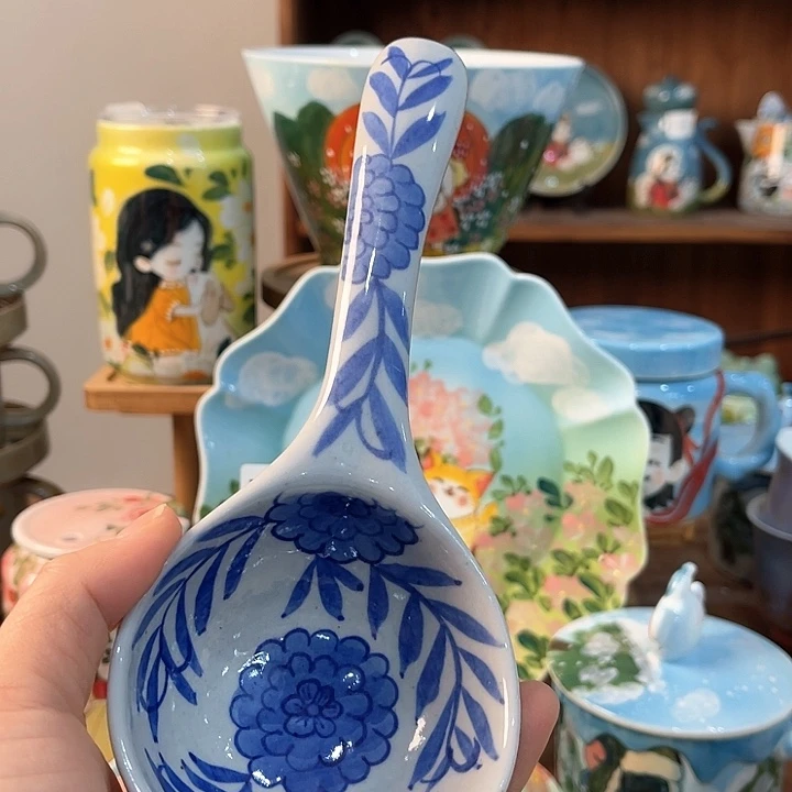 陶景德镇釉下手绘陶瓷