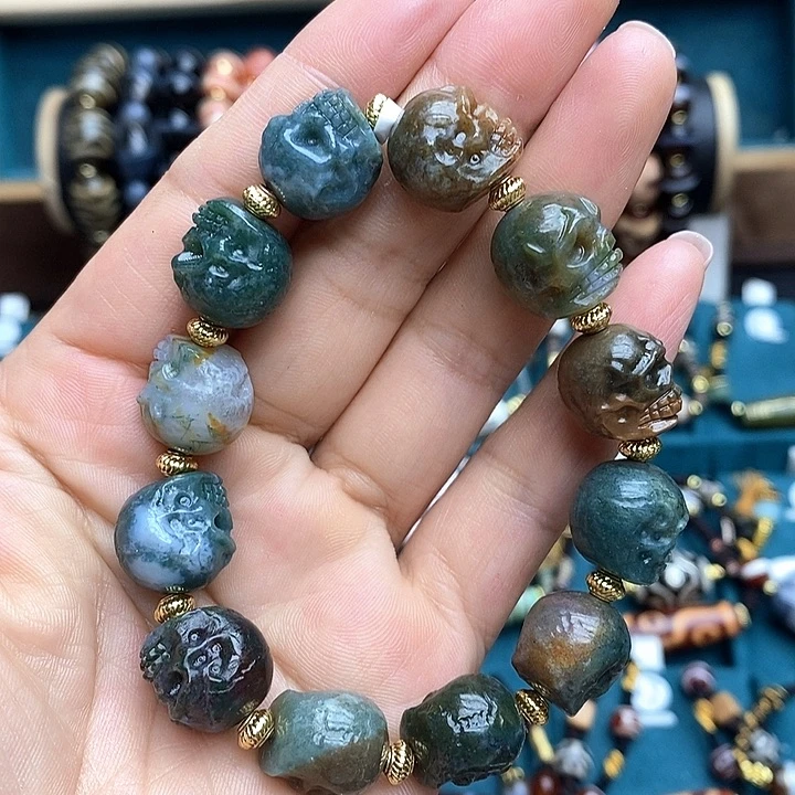 合金颈饰玛瑙/玉髓（覆膜）