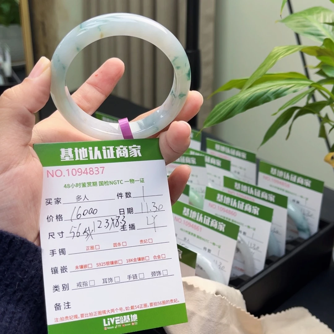 未镶嵌手镯翡翠手镯