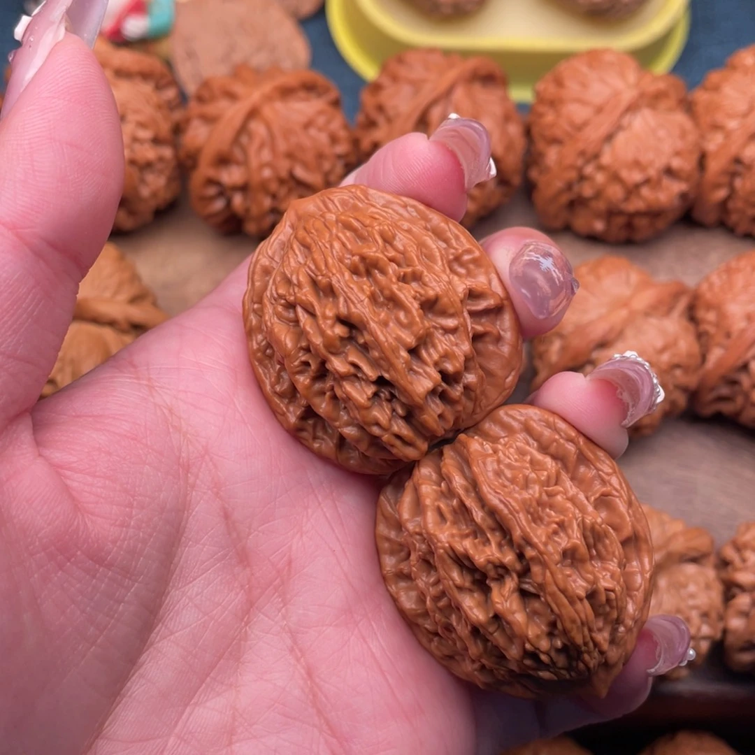 文玩核桃把件全品山地虎头36精配