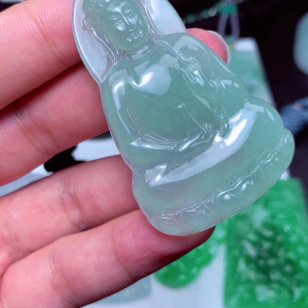 颈饰未镶嵌翡翠天然A货翡翠