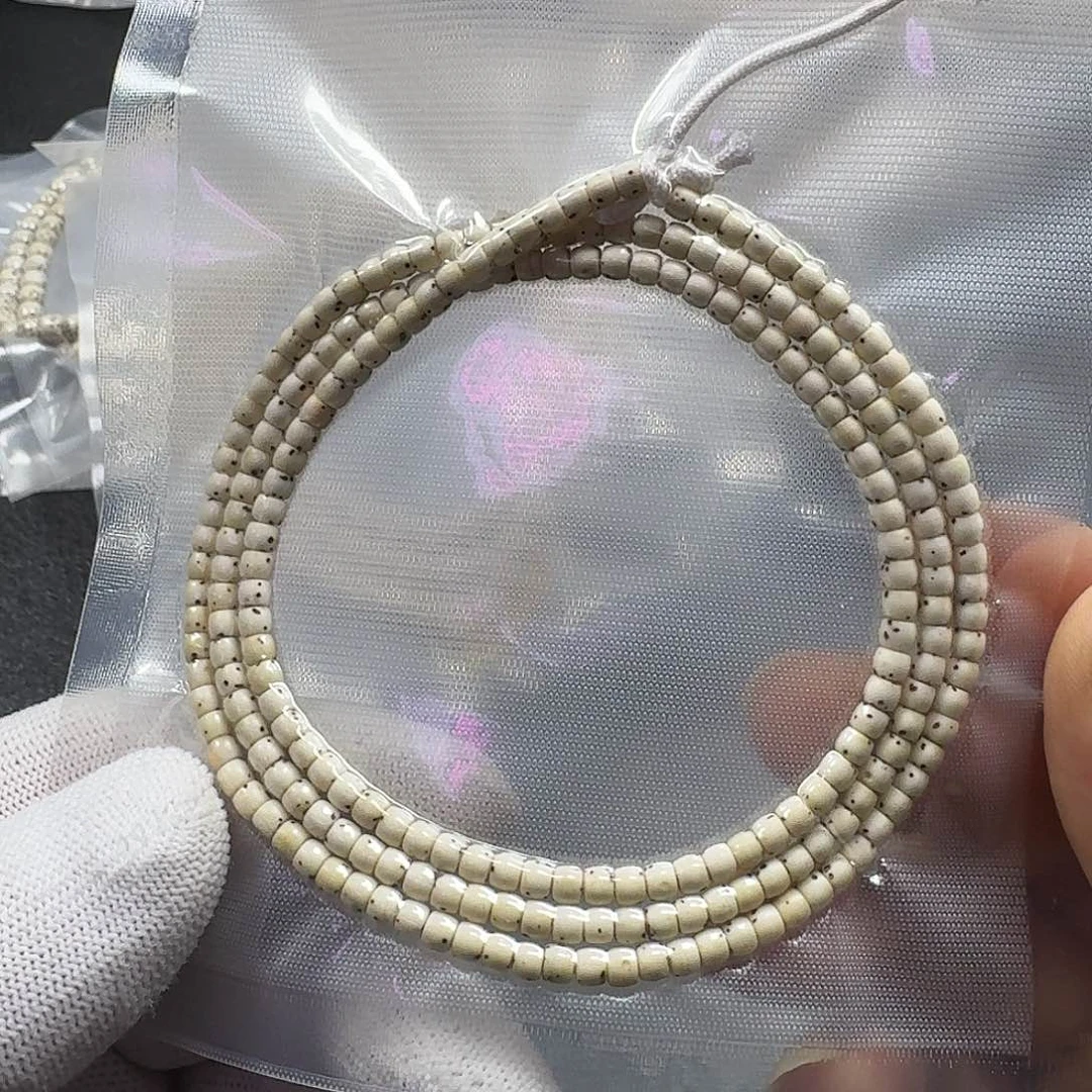 星月菩提手串一***嘿星月菩提4*3原生态（氧化走色缩尺）