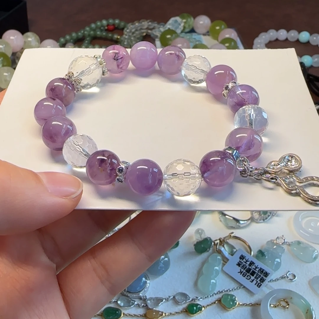 紫晶合金颈饰紫葡萄