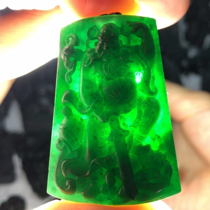 定制翡翠未镶嵌钟馗
