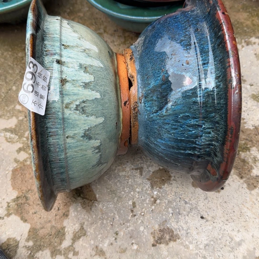 紫砂花盆钰*693瑕疵品
