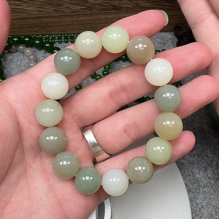 和田玉（糖玉）未镶嵌手链