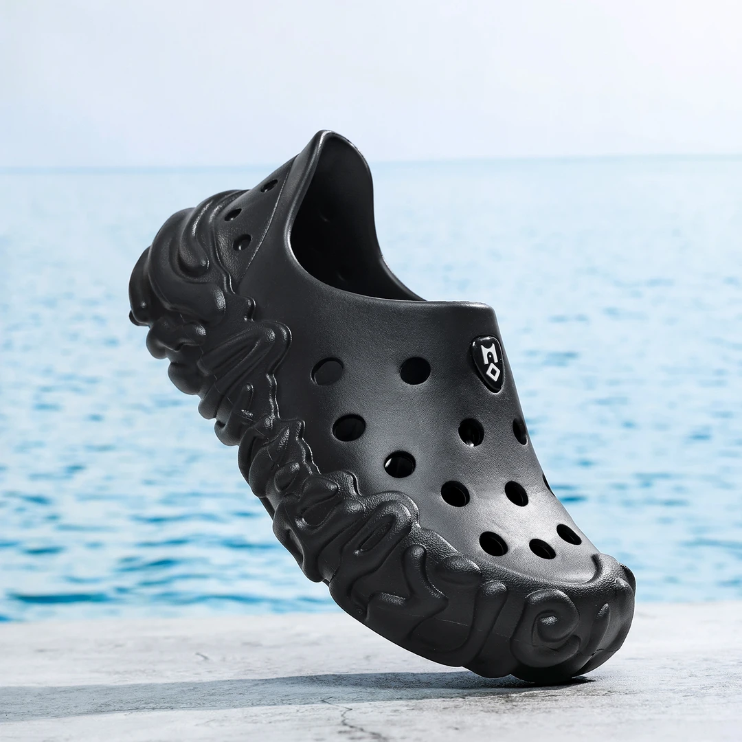 【小亮专属】曼克冰川洞洞鞋夏季爆款软底休闲鞋运动鞋590