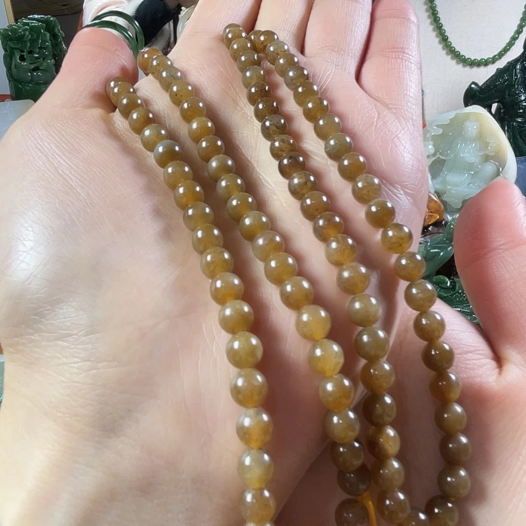 和田玉（糖玉）未镶嵌项链