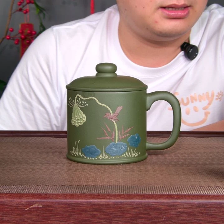 茶杯紫砂高货放漏