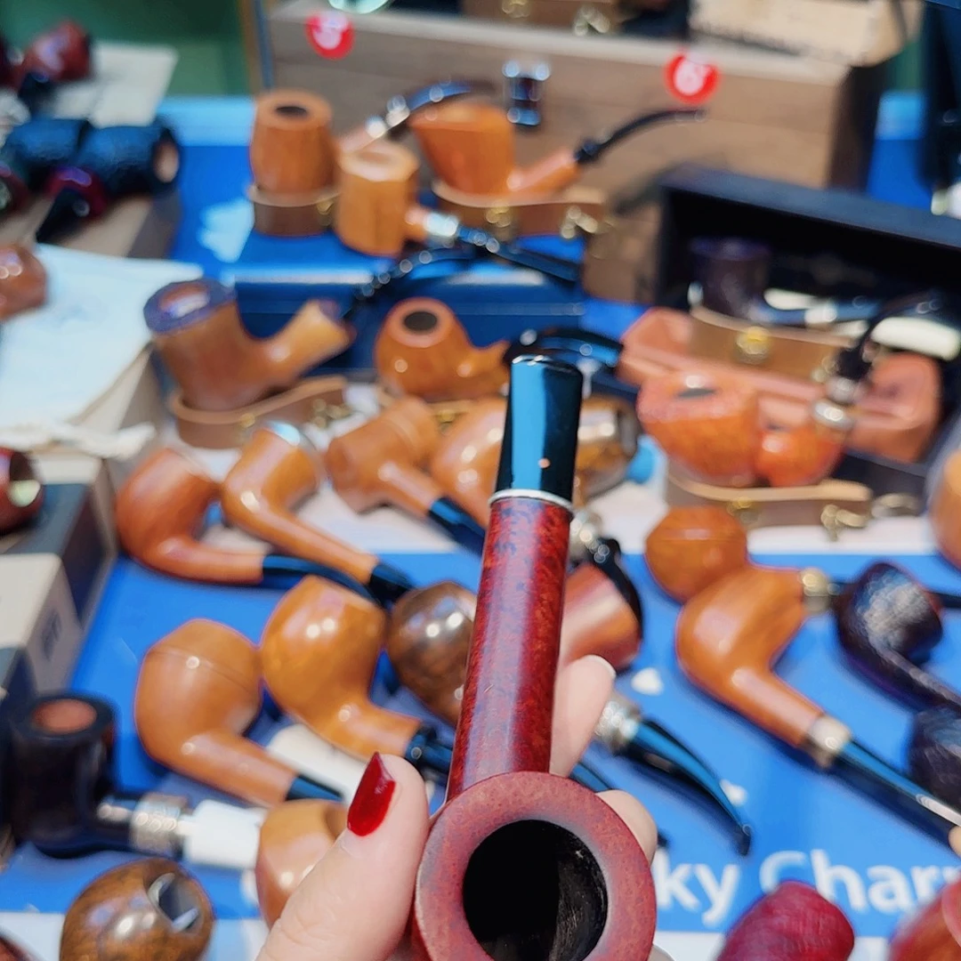 意大利雅克博珊瑚斗友退坑石楠木烟斗烟具