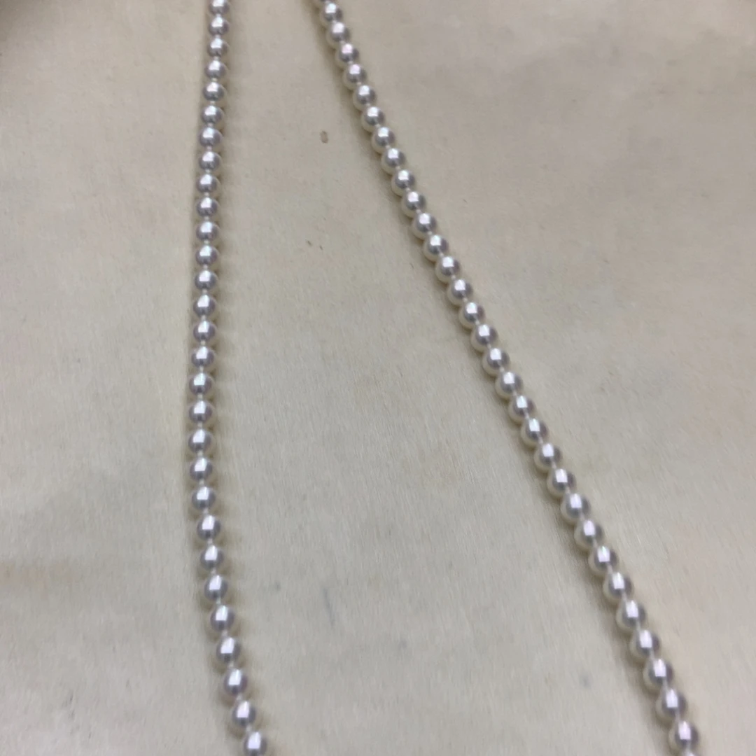 颈饰淡水珍珠银S925镶嵌3.5-4baby链