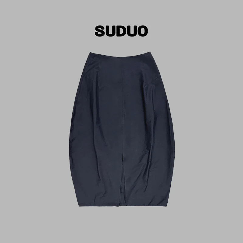 「SUDUO」朵朵2025春夏新款气球开叉半身裙S250121