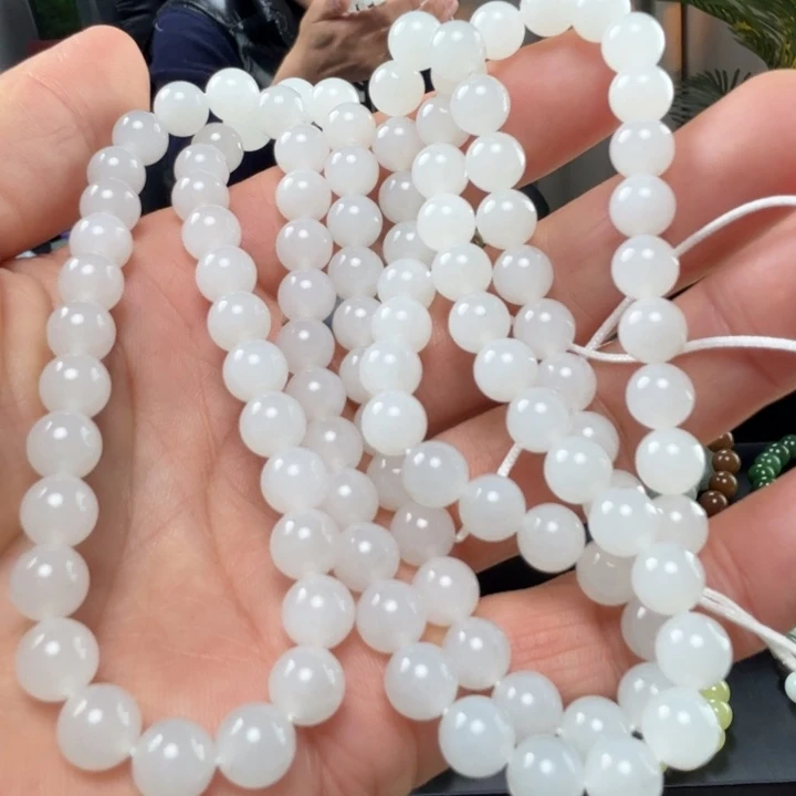 和田玉未镶嵌手链