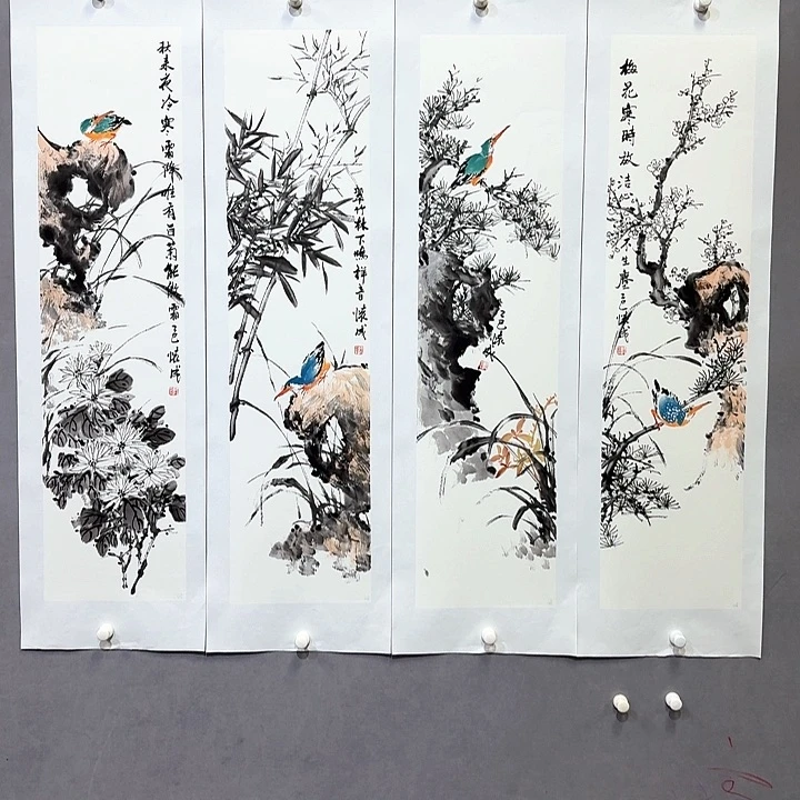 国画亲笔手绘放心去藏