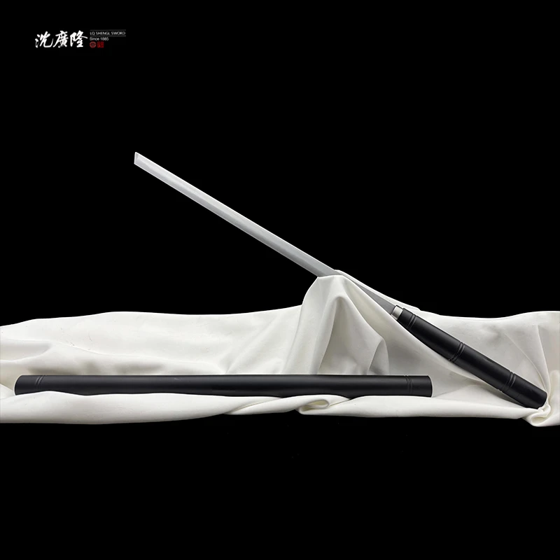 龙泉沈广隆 - 黑棍刀宝剑未开刃