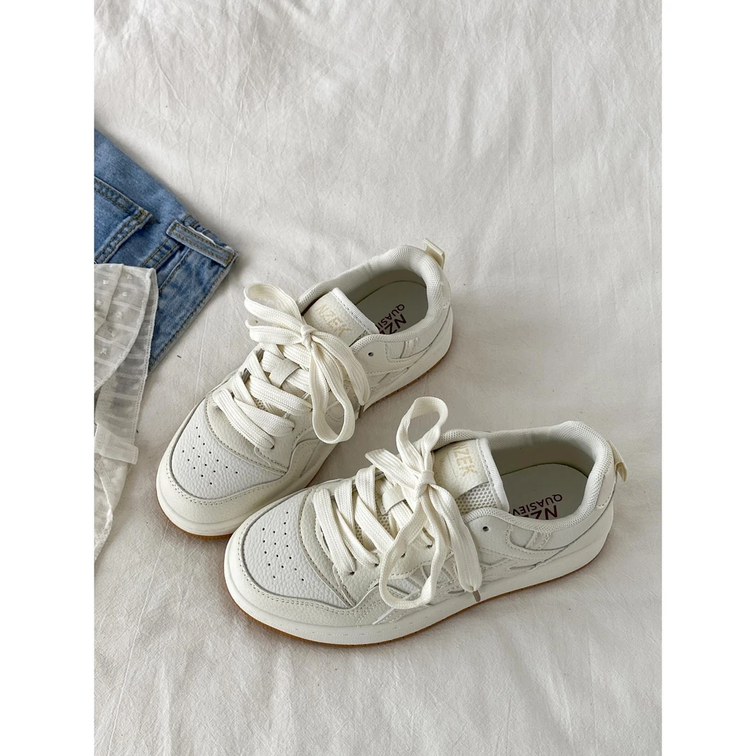 GHGB复古百搭小白鞋女款夏季新款厚底德训鞋学生休闲运动板鞋