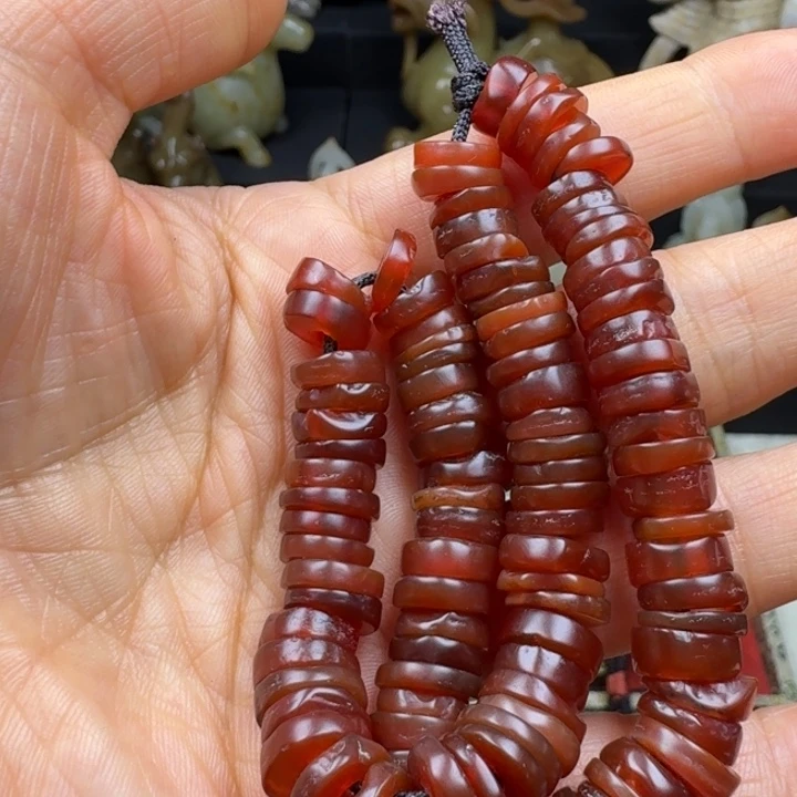 阿***提手链未镶嵌和田玉（糖玉）