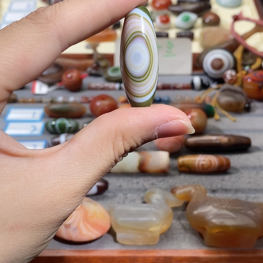 食***灵玛瑙/玉髓合金颈饰