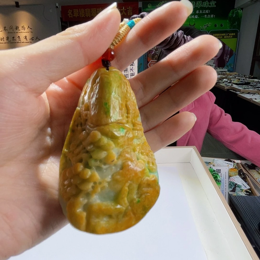 颈饰未镶嵌翡翠翡翠