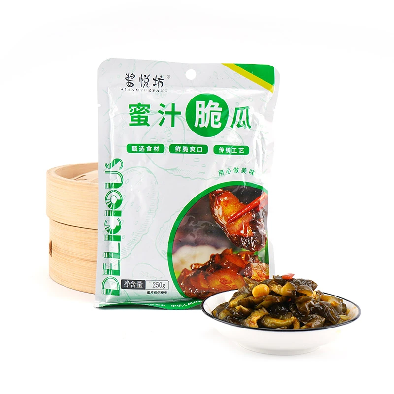 严选本地黄瓜酱黄瓜开胃可口下饭菜70克即食装配粥饭咸菜脆瓜