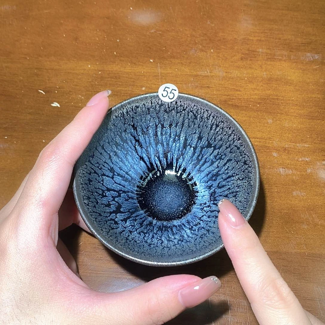 纯手工建盏茶器18纯手工真建盏柴烧55