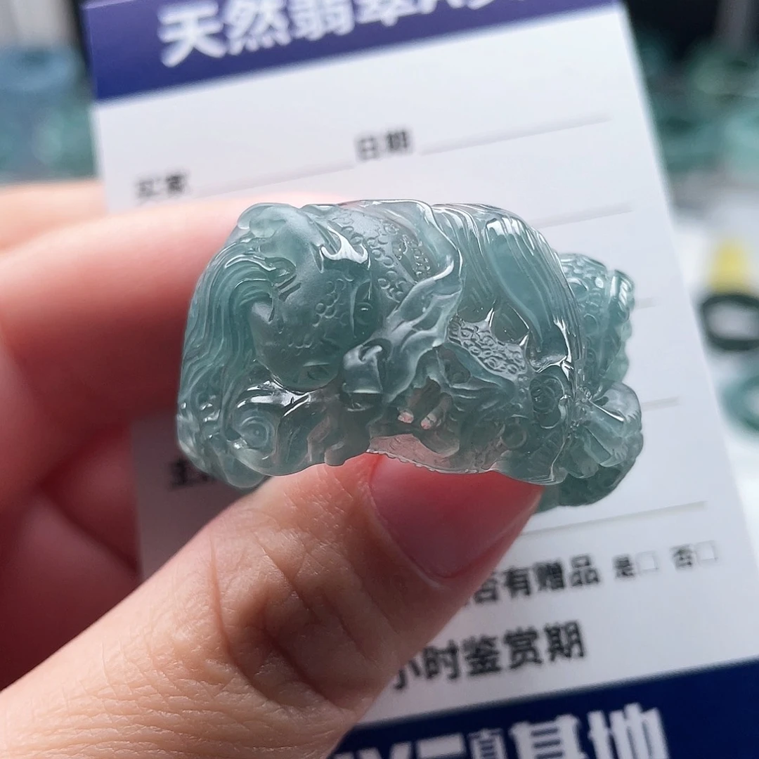 未镶嵌戒指翡翠欢*笑翡翠